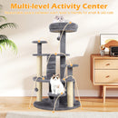 Multi-level Kitty Tower with Condo and Climbing Ladder-GR
