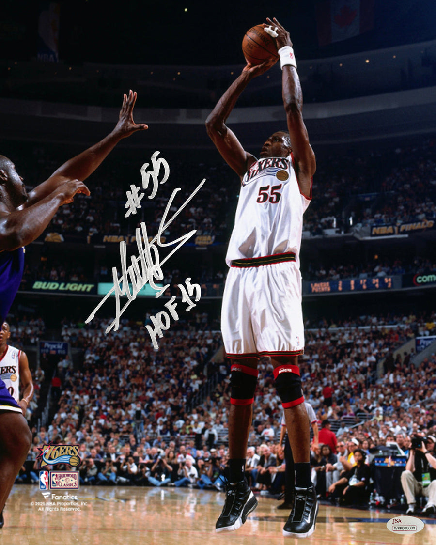 Dikembe Mutombo Philadelphia 76ers Autographed 11