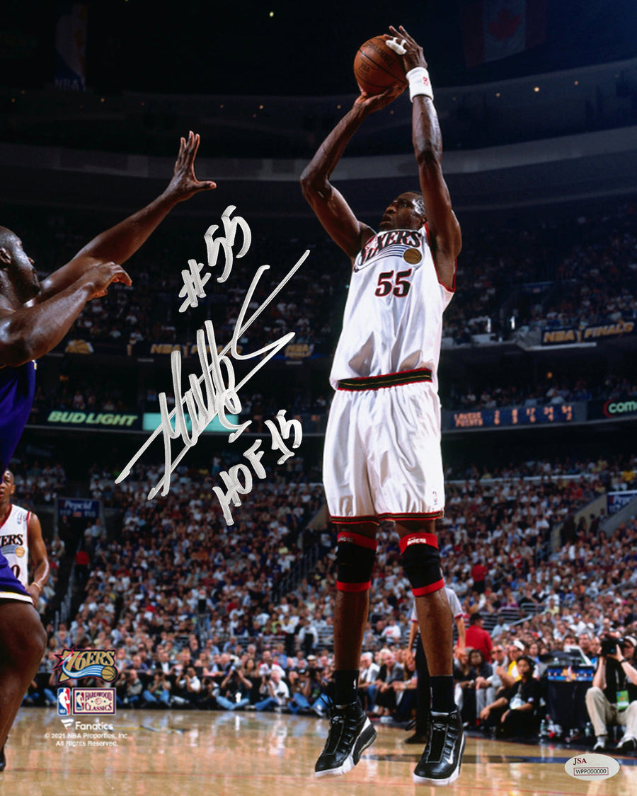 Dikembe Mutombo Philadelphia 76ers Autographed 16