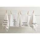 My Mama Said There'd Be Days Like These Thirsty Boy Dish Towel or Burp Cloth | Cotton Flour Sack Kitchen Towel | 30" x 30"