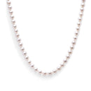 14K Yellow Gold 8.0x8.5mm Akoya Pearl Strand Necklace