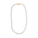 14K Yellow Gold 8.0x8.5mm Akoya Pearl Strand Necklace
