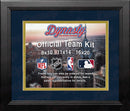 MLB Baseball Photo Picture Frame Kit - San Diego Padres (Navy Matting, Gold Trim)