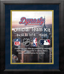 MLB Baseball Photo Picture Frame Kit - San Diego Padres (Navy Matting, Gold Trim)