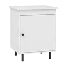 Nightstand Mid Century End Tables with Door