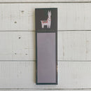 No Prob-Llama Magnetic List Pad Navy Blue | 9.5" x 2.75" | Holds to Fridge with Strong Magnet