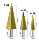 Step Drill Groove Saw Set (6 Pieces)