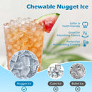 Nugget Ice Maker with Self Dispensing 80 LBS Per Day Chewable Pellet Ice Machine