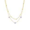 Stainless Steel Daisy Jewelry Set