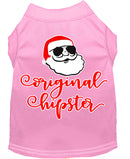 Christmas Pet Dog & Cat Shirt Screen Printed, "Original Hipster"