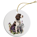 Dog Breed Christmas Ornament, "English Springer Spaniel"