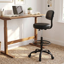 Drafting Chair with Adjustable Height & Footring