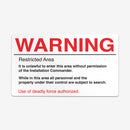 Warning Sign Playmat