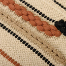 Ophelia Boho Woven Wall Hanging | Cotton Fringe Tapestry with Wooden Rod