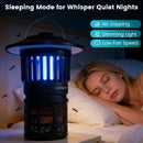 Outdoor Fly Trap with Light Rechargeable Electric Bug Catcher and Killer