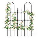 58 x 73 Inch Outdoor Garden Rose Arch Trellis for Climbing Plants