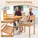 Outdoor Patio Dining Teak Wood Armchair
