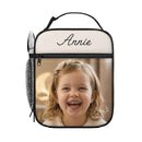 Personalized Photo Lunch Bag with Name - Custom Photo Insulated Lunch Box for Kids and Adults - School Lunch Bag with Photo and Name