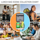 Personalized Photo Lunch Bag with Name - Custom Photo Insulated Lunch Box for Kids and Adults - School Lunch Bag with Photo and Name