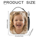 Personalized Photo Lunch Bag with Name - Custom Photo Insulated Lunch Box for Kids and Adults - School Lunch Bag with Photo and Name