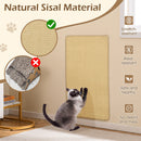 2 Piece Cat Scratcher Mat Set 32 x 20 Inch Natural Sisal Pads