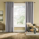 Signature Caleb 50x 84-Inch Grommet Modern Farmhouse Panel in Grey