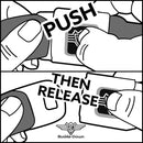 Batman Full Color Black Yellow Seatbelt Belt - Bat Signal-3 Yellow/Black/Yellow Webbing