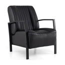 Upholstered Accent Chair with Padded Seat and Armrests