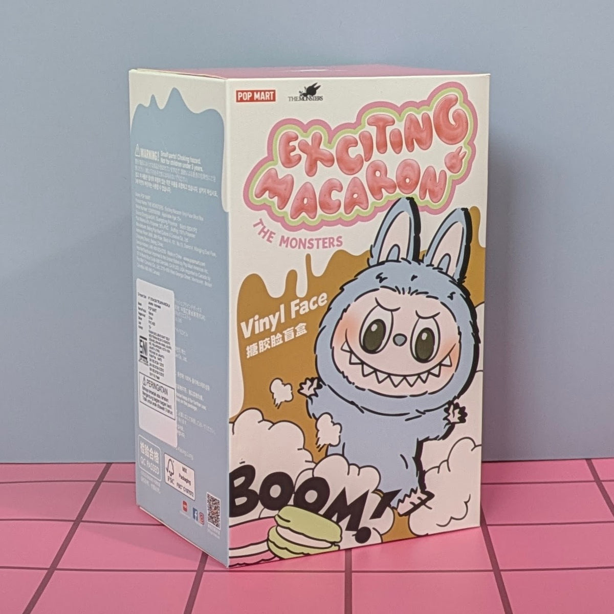 IN STOCK] POPMART Exciting Macaron Vinyl Face Blind Box Labubu