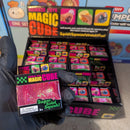 Pink Translucent Glitter Mini Magic Cube by Squeeze Toys (Slow-Rising Squish)