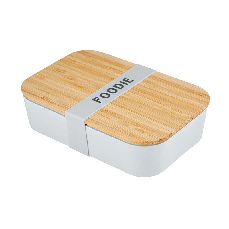 Pack of 3 Foodie Bamboo Lunch Box in Gray | Eco-Friendly and Sustainable | 7.5