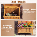 Package Delivery Box with Planter Box for Pool Accessories and Garden Tools