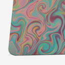 Purple Teal Swirl Playmat
