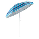 6.5 Feet Patio Beach Umbrella with Waterproof Polyester Fabric