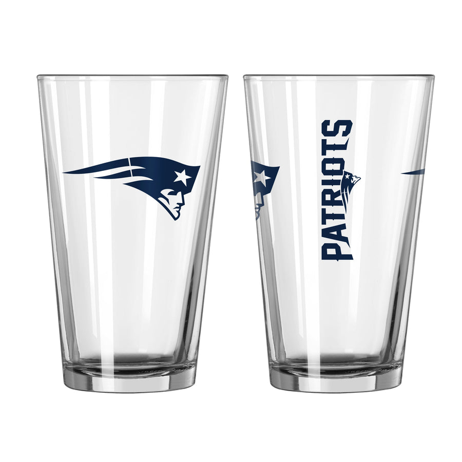 New England Patriots Game Day Pint Glass