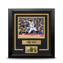 Paul Skenes in Action Pittsburgh Pirates 8" x 10" Framed Baseball Photo with Engraved Autograph