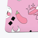 Flirty Emoji Pattern Playmat