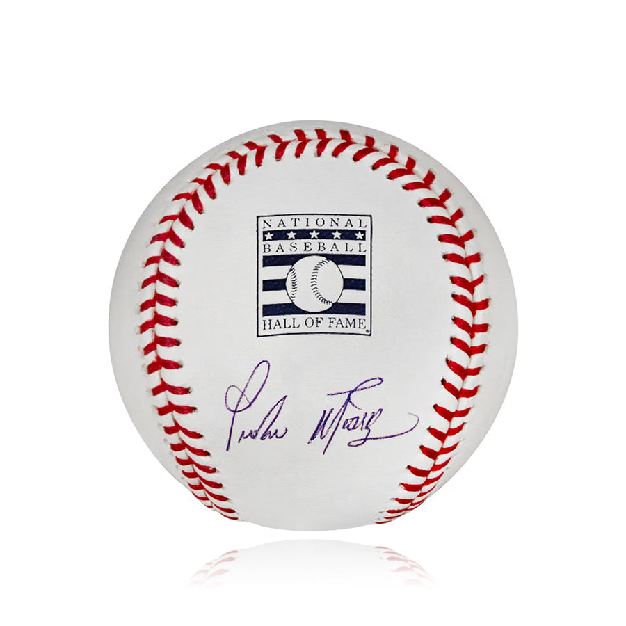 Pedro Martinez Autographed Hall of Fame Logo Official Major League Baseball