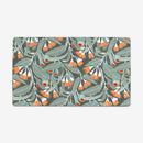 Orange Eucalyptus Flowers Playmat