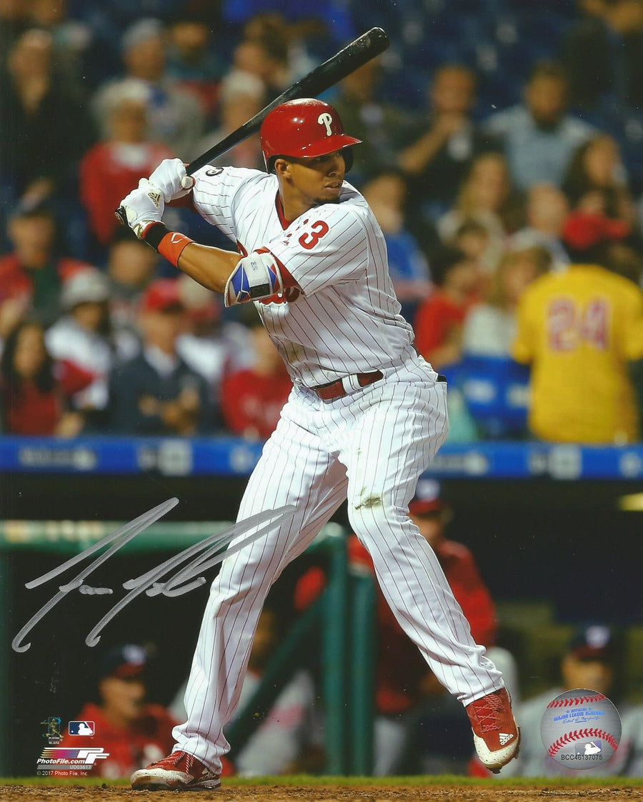 Aaron Altherr At-Bat Autographed Philadelphia Phillies 16