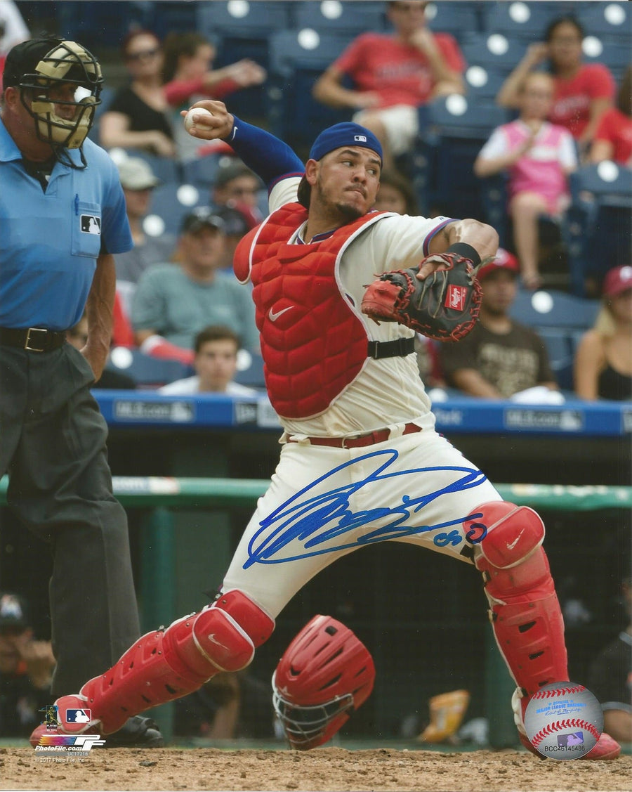 Jorge Alfaro Philadelphia Phillies Throw Autographed 16