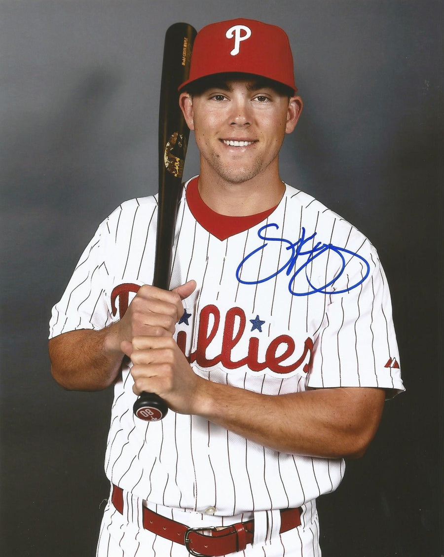 Scott Kingery Studio Pose Autographed Philadelphia Phillies 16