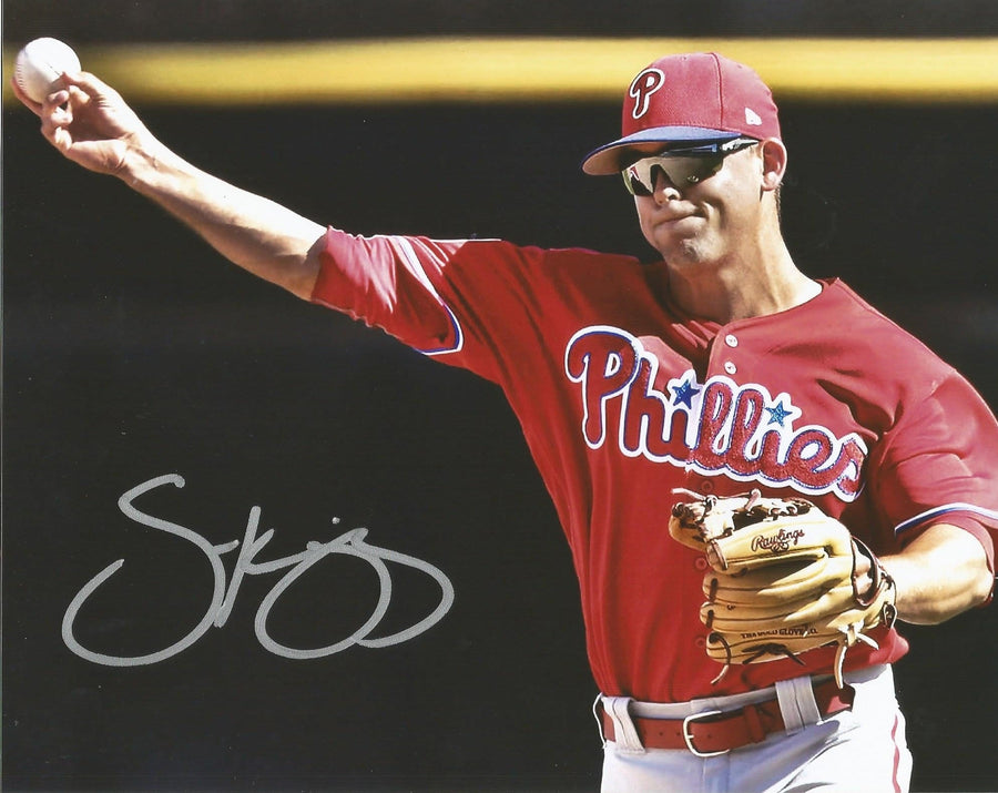 Scott Kingery Throw Autographed Philadelphia Phillies 16