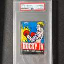 1985 Topps Rocky IV Signed Pack Dolph Lundgren PSA Ivan Drago