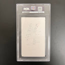 John Chaney Signed Cut PSA/DNA AUTO Slabbed Autographed Temple