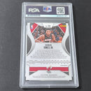 2019-20 Panini Prizm RWB #150 Derrick Jones Jr. Signed Card AUTO 10 PSA Slabbed Heat