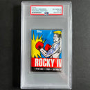 1985 Topps Rocky IV Signed Pack Dolph Lundgren PSA Ivan Drago