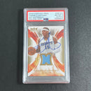 2008 Fleer Hot Prospects #HM-CA Carmelo Anthony Signed Card PSA 8 Slabbed Nuggets