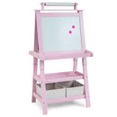 3-in-1 Double-Sided Storage Art Easel-Pink