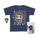 Pocket Pop! & Kids Tee Holiday Harry Potter (Size M)